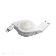 innowatt Retractable cable (Flat 3ft) WHITE