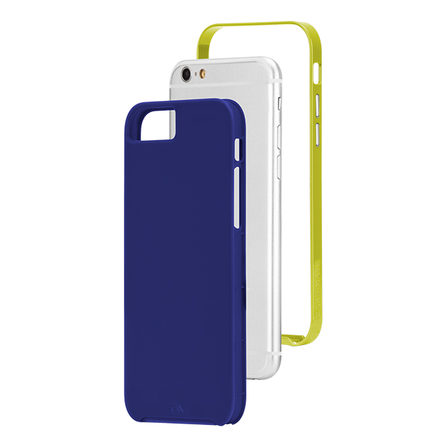 【iPhone6s/6 ケース】Slim Tough Case Blue/Chartreuseサブ画像