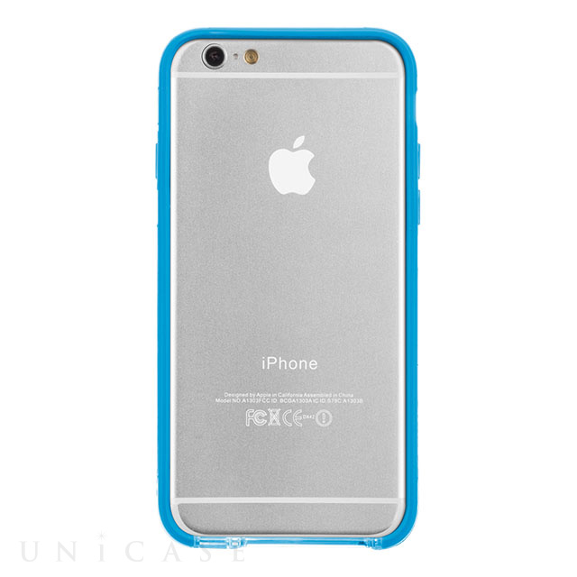 【iPhone6s/6 ケース】Tough Frame (Clear/Olympian Blue)