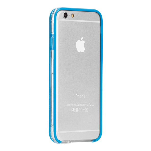【iPhone6s/6 ケース】Tough Frame (Clear/Olympian Blue)サブ画像