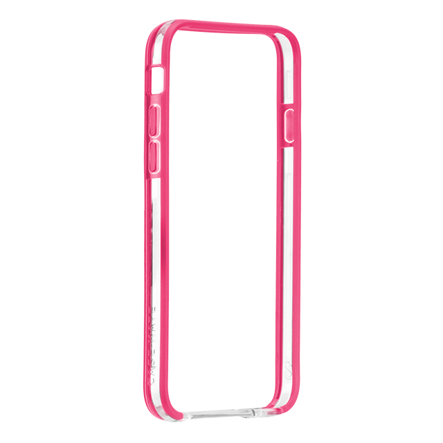 【iPhone6s/6 ケース】Tough Frame (Clear/Pink)サブ画像