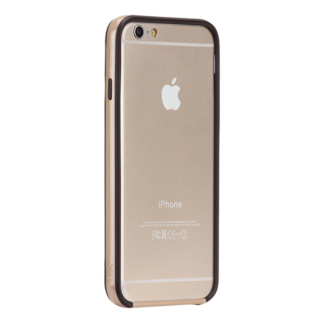 【iPhone6s/6 ケース】Tough Frame (Champagne Gold/Black)goods_nameサブ画像