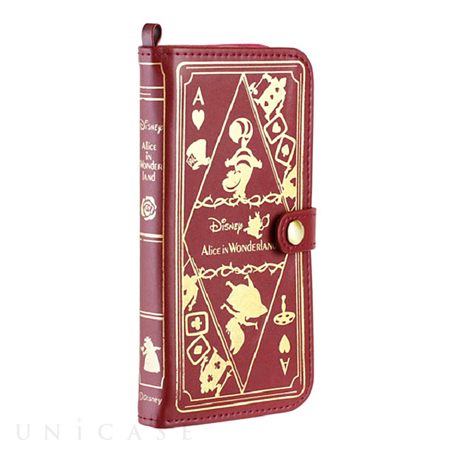 Iphone6s 6 ケース ディズニーキャラクター Old Book Case アリス イン ワンダーランド バーガンディ Hamee Iphoneケースは Unicase