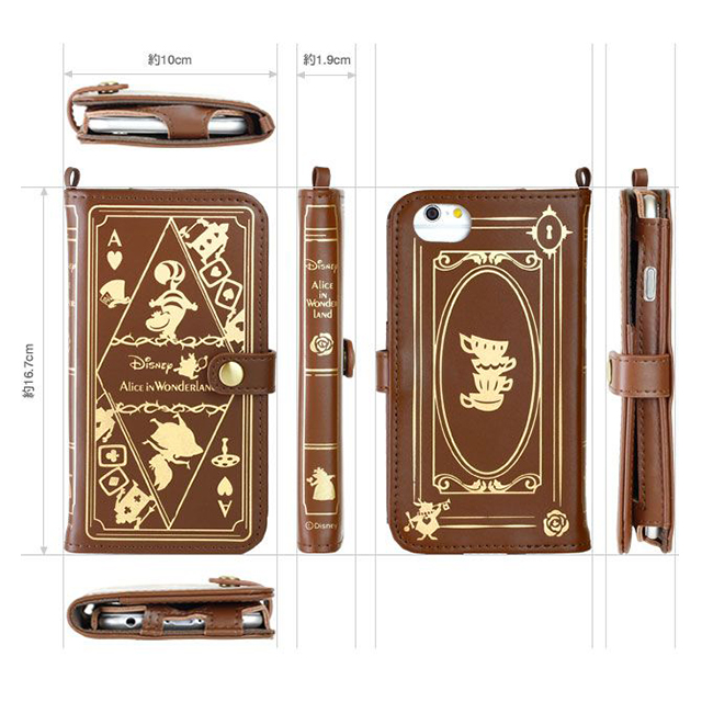 Iphone6s Plus 6 Plus ケース ディズニーキャラクター Old Book Case アリス イン ワンダーランド Hamee Iphoneケースは Unicase