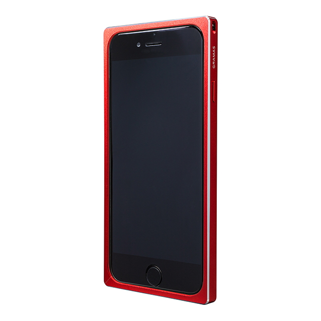 【iPhone6s/6 ケース】Straight Metal Bumper (Red)サブ画像