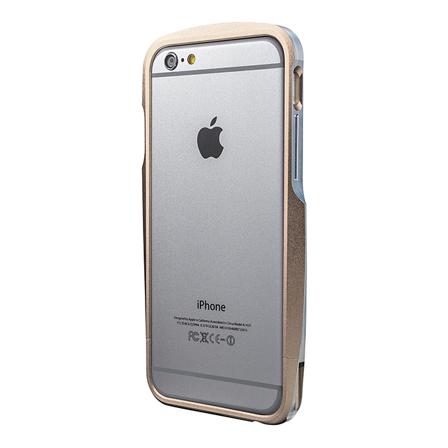 【iPhone6 ケース】Round Metal Bumper (Gold)サブ画像