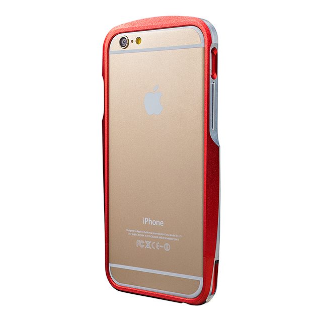 【iPhone6 ケース】Round Metal Bumper (Red)サブ画像