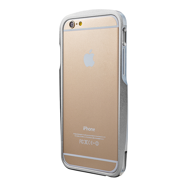 【iPhone6 ケース】Round Metal Bumper (Silver)サブ画像