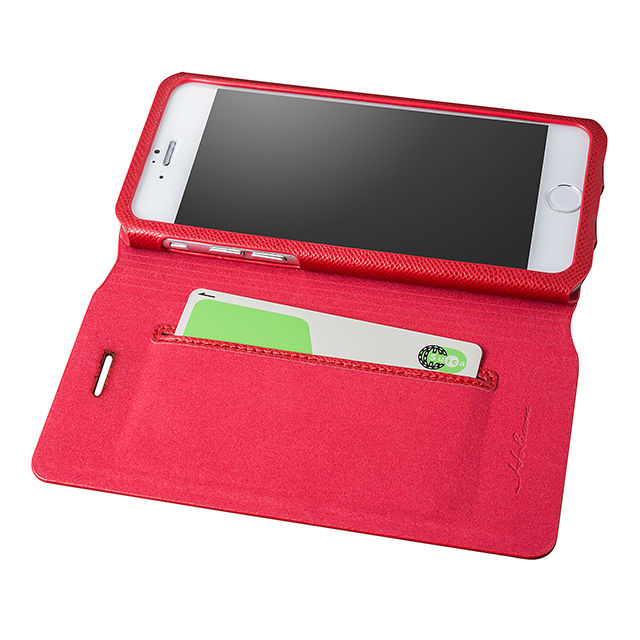 【iPhone6s/6 ケース】Super Thin One Sheet PU Leather Case (Red)サブ画像