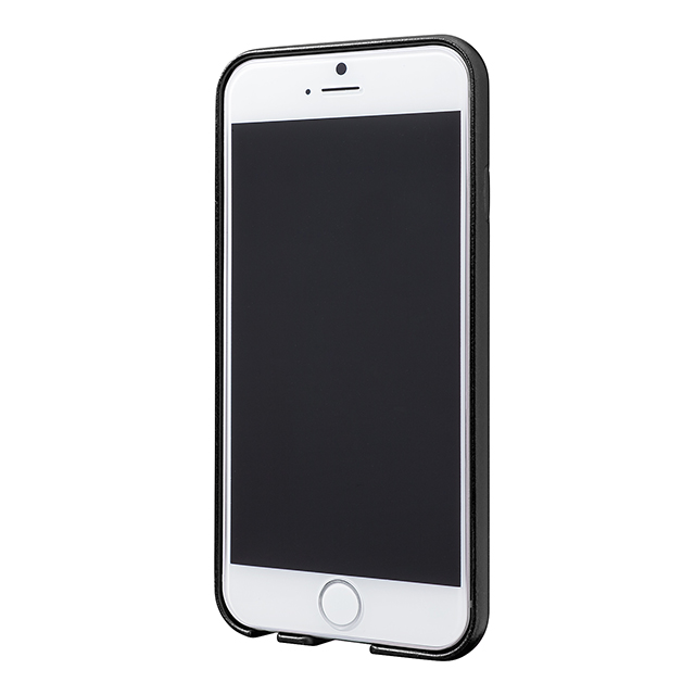 【iPhone6s/6 ケース】Super Thin PU Leather Case (Black)サブ画像
