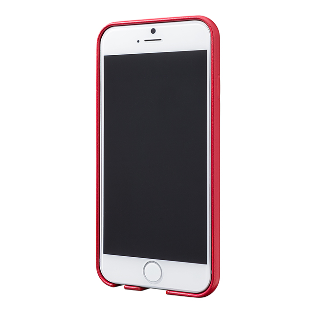 【iPhone6s/6 ケース】Super Thin PU Leather Case (Red)サブ画像