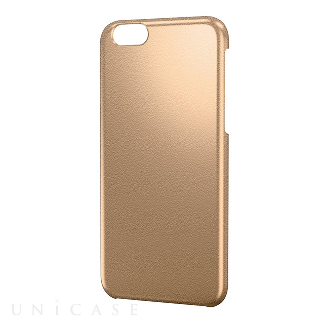 Iphone6s 6 ケース シェルカバー ノーマル ゴールド Elecom Iphoneケースは Unicase