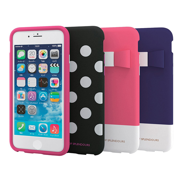 Iphone6s 6 ケース シリコンケース 女子柄 ドット ピンク 画像一覧 Unicase