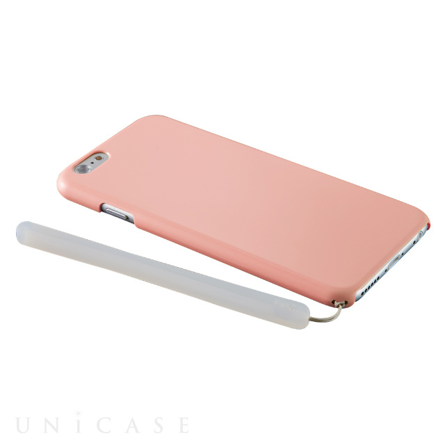 【iPhone6s/6 ケース】0.7mm極薄ケース (サーモンピンク)