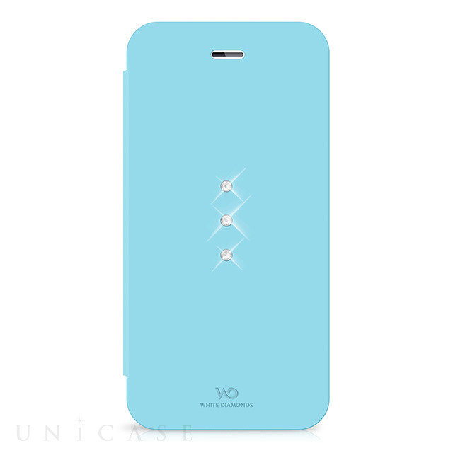 【iPhone6s/6 ケース】Crystal Booklet Light Blue