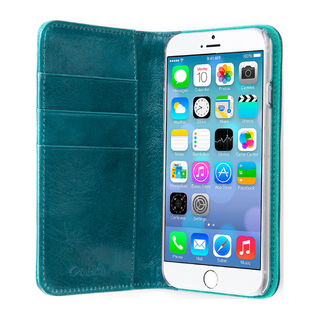 【iPhone6s/6 ケース】Premium Cow Leather Heritage 2 (Oliver Blue)サブ画像