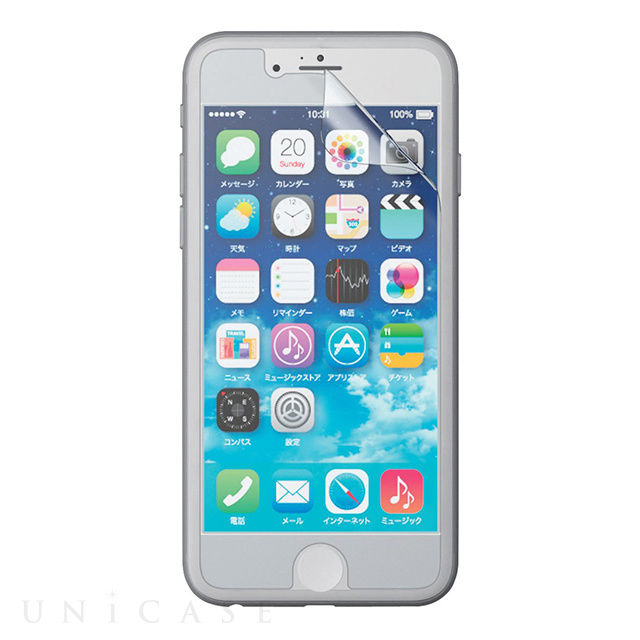 iPhone6s/6 繝輔ぅ繝ｫ繝�縲大渚蟆�髦ｲ豁｢ ELECOM iPhone繧ｱ繝ｼ繧ｹ縺ｯ UNiCASE