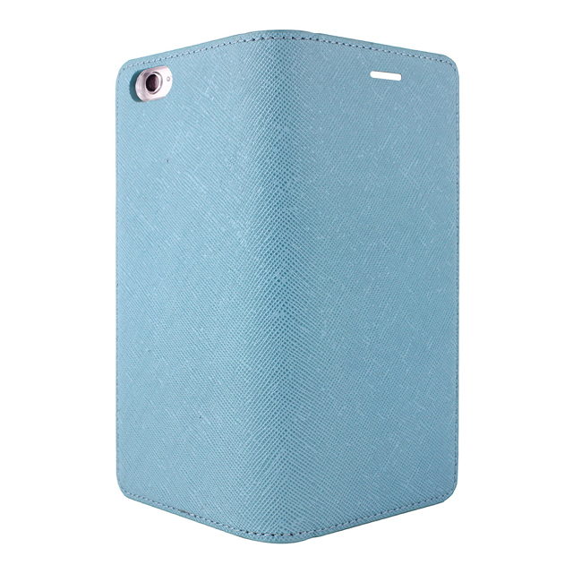 【iPhone6s/6 ケース】Saffiano Flip Case (シルクブルー)