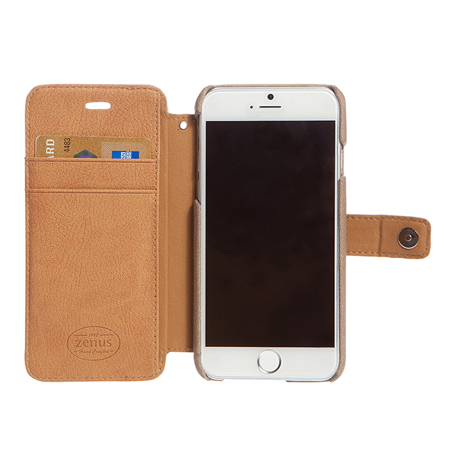 【iPhone6s/6 ケース】E-note Diary (キャメル)サブ画像