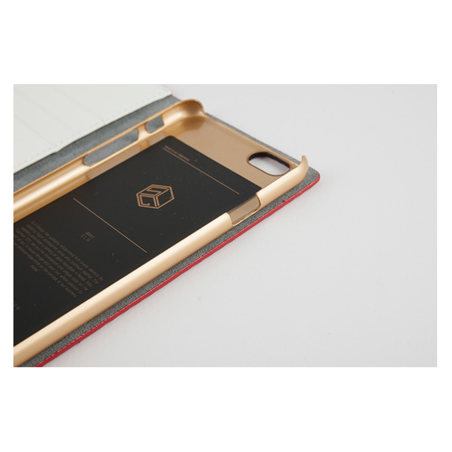 【iPhone6s/6 ケース】D4 Metal Leather Diary (クローム)goods_nameサブ画像