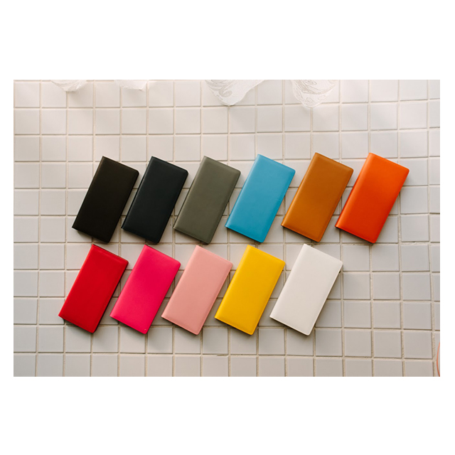 【iPhone6s/6 ケース】D5 Calf Skin Leather Diary (イエロー)サブ画像