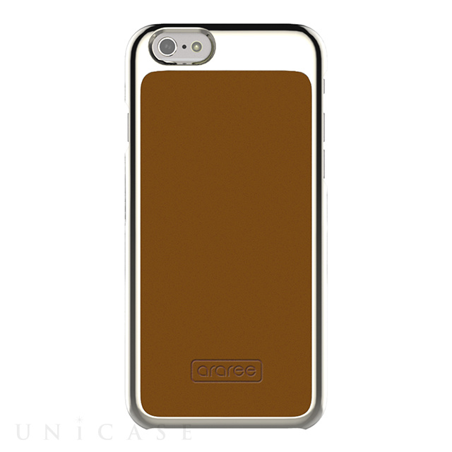 【iPhone6s/6 ケース】Metal Jacket Bar (ベッグブラウン)