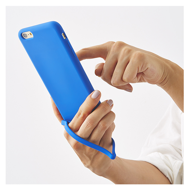 【iPhone6s Plus/6 Plus ケース】カードポケットシリコンケース (ブルー)サブ画像