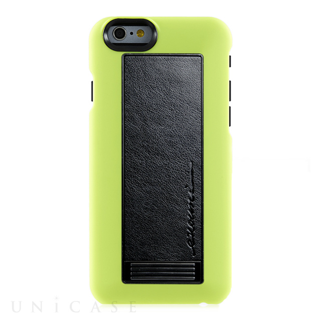 【iPhone6s/6 ケース】Leather Arc Stand Case S56 グリーン