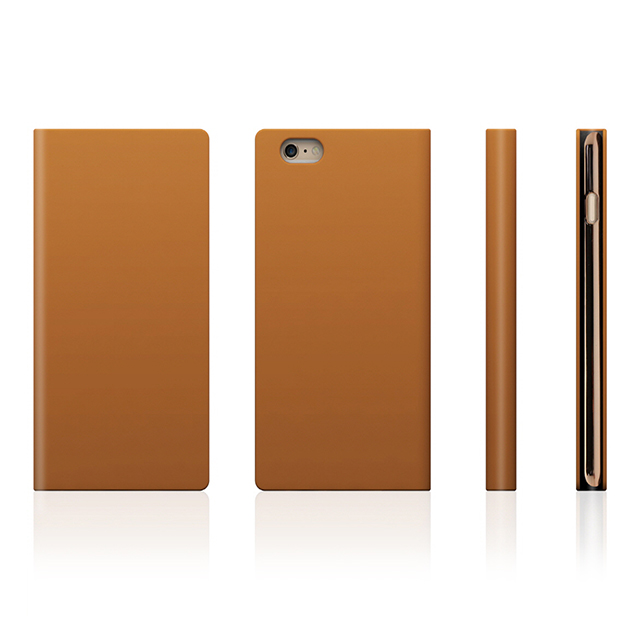 【iPhone6s Plus/6 Plus ケース】D5 Calf Skin Leather Diary (タンブラウン)サブ画像