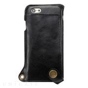 【iPhone6s/6 ケース】BZGLAM Wearable Leather Cover ブラック