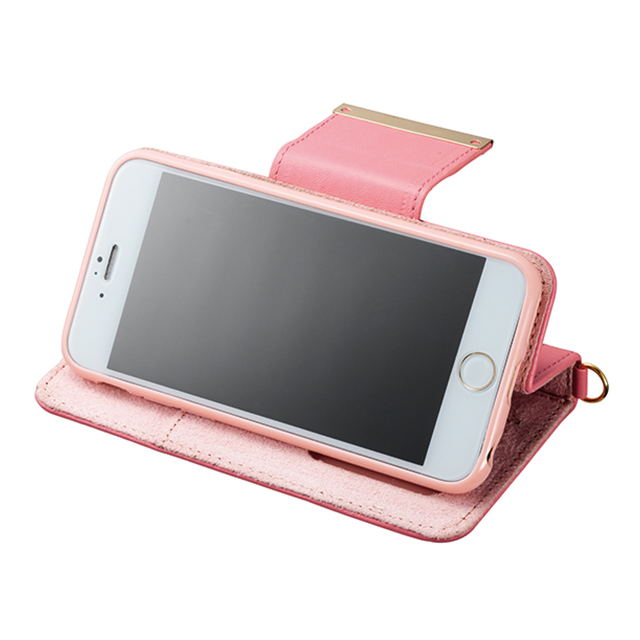 【iPhone6s/6 ケース】Girls i バイカラーダイヤリーカバー ライトピンク×ピンクgoods_nameサブ画像