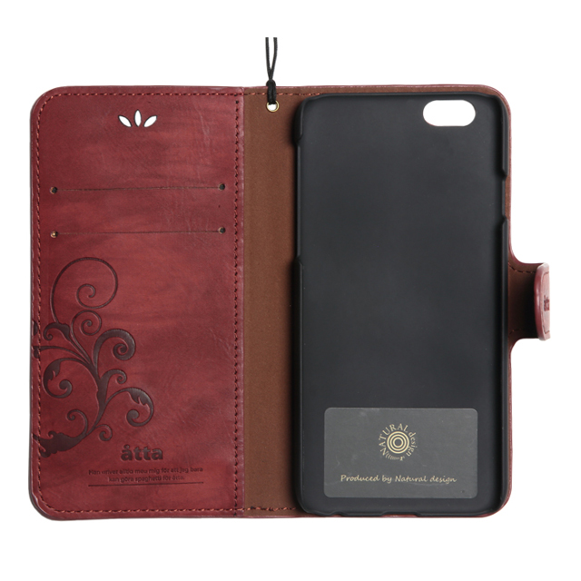 【iPhone6s/6 ケース】SMART COVER NOTEBOOK (Wine Red)サブ画像
