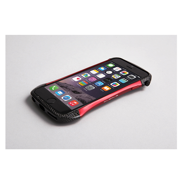【iPhone6s/6 ケース】CLEAVE Hybrid Bumper (Carbon＆Red)goods_nameサブ画像