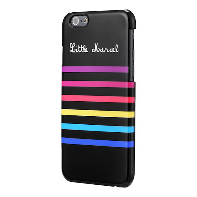 【iPhone6s/6 ケース】Little Marcel Case Glam Stripes Multi Blackサブ画像
