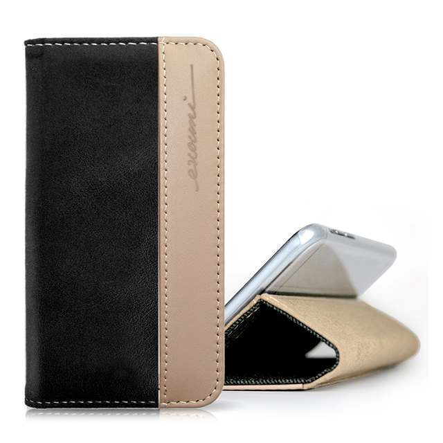 【iPhone6s Plus/6 Plus ケース】Fashion Wallet Black Nanogoods_nameサブ画像