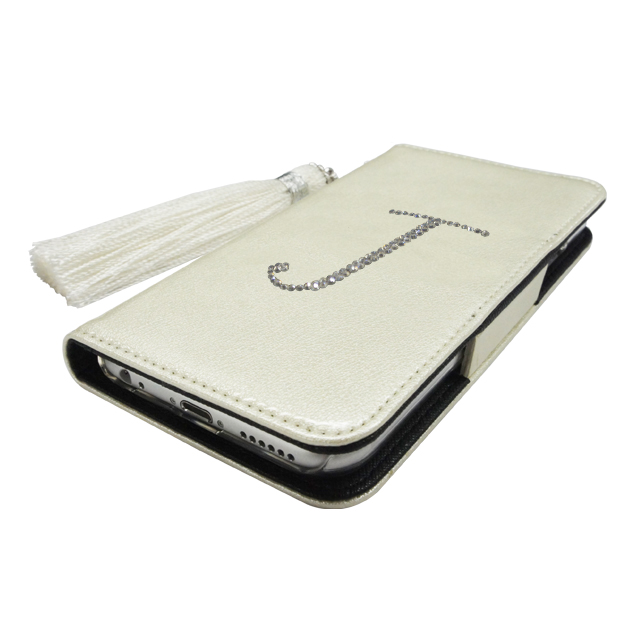 【iPhone6s/6 ケース】イニシャルウォレットケース ”J” ホワイト for iPhone6s/6goods_nameサブ画像