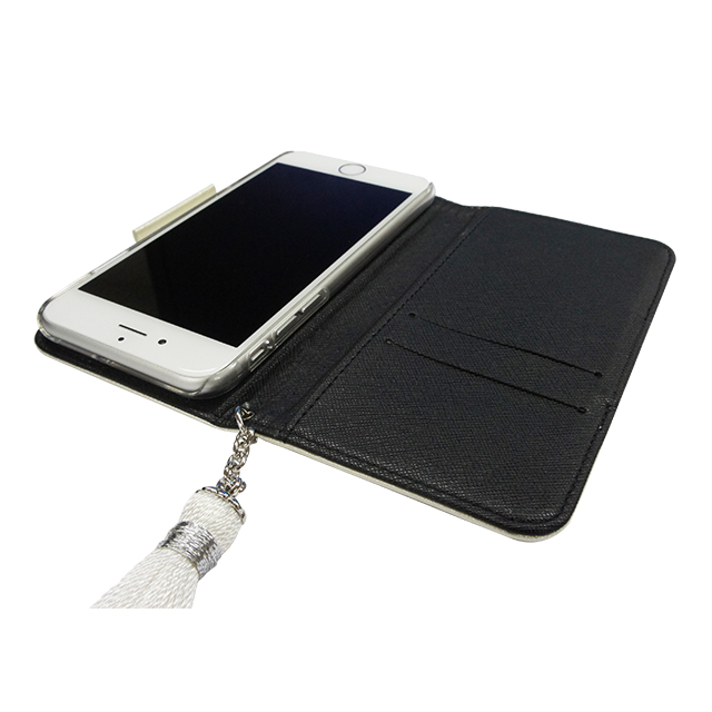 【iPhone6s/6 ケース】イニシャルウォレットケース ”N” ホワイト for iPhone6s/6goods_nameサブ画像