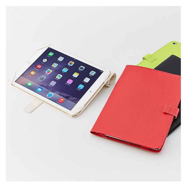 【iPad Air2 ケース】超軽量フリップノートケース (ホワイト)サブ画像