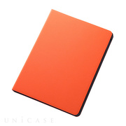 【iPad Air2 ケース】カラフル・スリムレザージャケット(合皮タイプ)/オレンジ