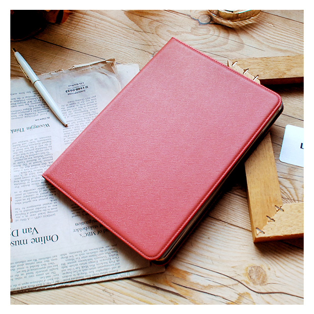 【iPad Air2 ケース】Saffiano Flip Case (ベビーピンク)goods_nameサブ画像