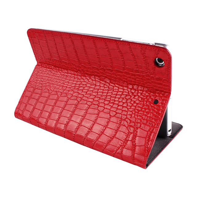 【iPad mini3/2/1 ケース】Vivid Croco Diary (レッド)goods_nameサブ画像