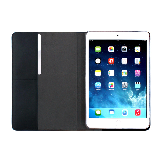 【iPad mini3/2/1 ケース】Vivid Croco Diary (ブラック)goods_nameサブ画像