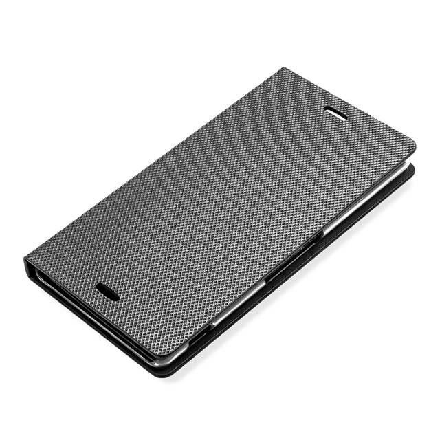 【XPERIA Z3 ケース】Metal Square Cover Diary (シルバー)goods_nameサブ画像