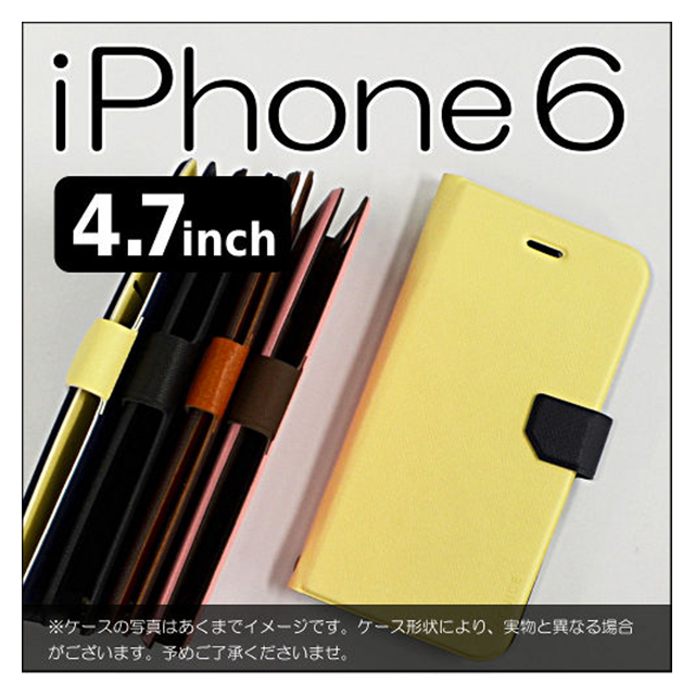 【iPhone6s/6 ケース】FENICE スリム＆フィットケース ブラウンサブ画像