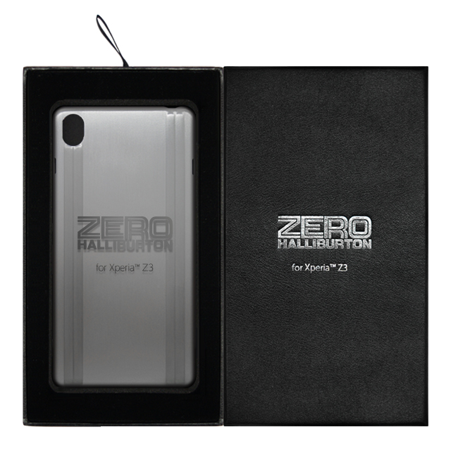 【XPERIA Z3 ケース】ZERO HALLIBURTON for XPERIA Z3 (Silver)サブ画像