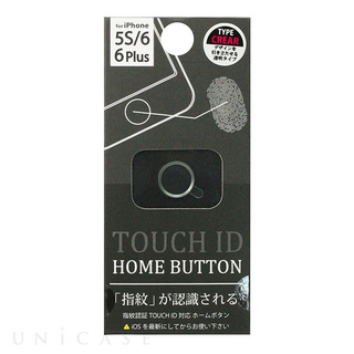 【Touch ID対応ホームボタンシール】TOUCH ID ホームボタン CL/BK