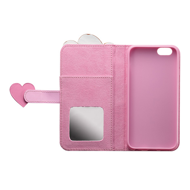 【iPhone6s/6 ケース】KUMATANダイアリーカバー ピンクサブ画像