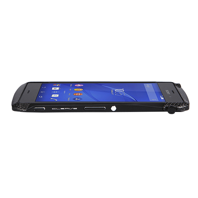 【XPERIA Z3 ケース】CLEAVE Hybrid Bumper Carbon＆Blackgoods_nameサブ画像