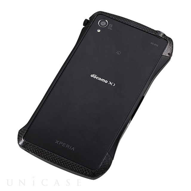 Xperia Z3 ケース Cleave Hybrid Bumper Carbon Black Deff Iphone