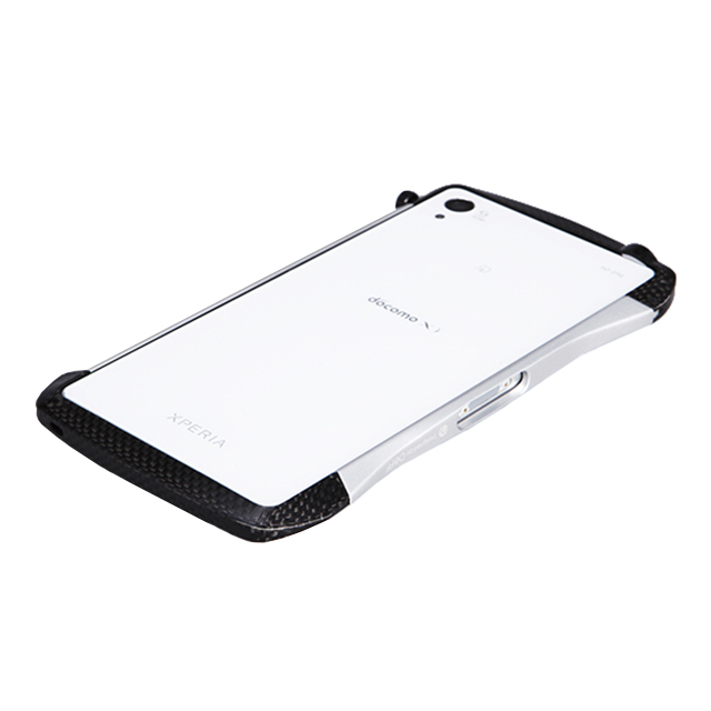 【XPERIA Z3 ケース】CLEAVE Hybrid Bumper Carbon＆Silvergoods_nameサブ画像